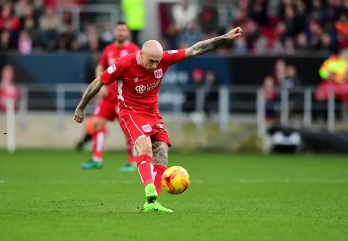 Framed Print : Bristol City's David Cotterill Fires Shot Against Rotherham United - Sky Bet Championship (Ashton Gate, 04.02.2017) Framed Print : Bristol City's David Cotterill Fires Shot Against Rotherham United - Sky Bet Championship (Ashton Gate, 04.02.2017)