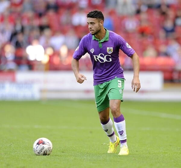 Bristol City's Derrick Williams in Action: Sheffield United vs. Bristol City, Sky Bet League One Opening Game (09 / 08 / 2014)