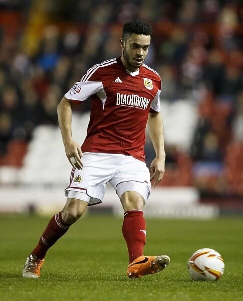 Bristol City's Derrick Williams in Action during Sky Bet League One Match against Port Vale (2014)