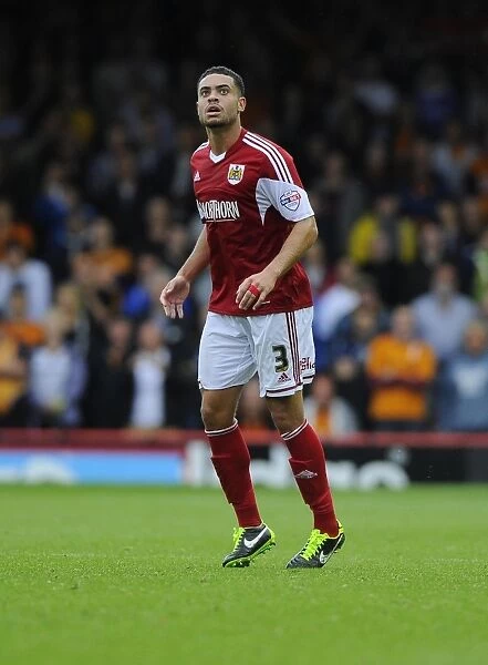 Bristol City's Derrick Williams in Action Against Wolves, Sky Bet League One, August 17, 2013