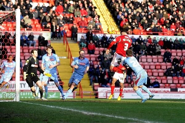 Bristol City's Derrick Williams Scores the Game-Winning Goal Against Tranmere Rovers, Sky Bet League One, 2014