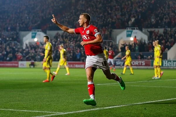 Bristol City's Double Victory: Aaron Wilbraham's Two Goals Against Nottingham Forest at Ashton Gate Stadium (2015)