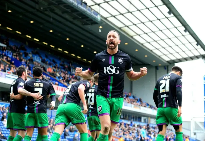 Framed Print : Bristol City's Double Victory: Wilbraham Scores the Decisive Goal at Ewood Park (Blackburn Rovers vs. Bristol City, Sky Bet Championship)