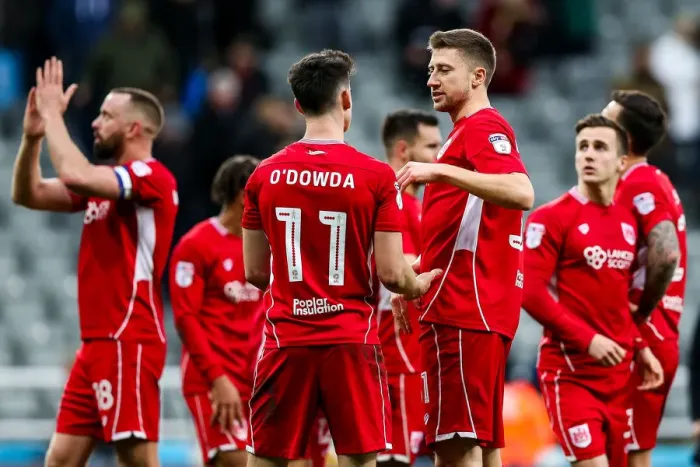 Framed Print : Bristol City's Dramatic Comeback at Newcastle United: Jens Hegeler Reflects on 2-2 Draw