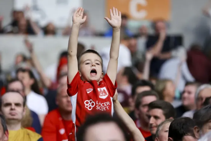 Framed Print : Bristol City's Euphoric Celebration: Brighton & Hove Albion vs. Bristol City (2017) Framed Print : Bristol City's Euphoric Celebration: Brighton & Hove Albion vs. Bristol City (2017)