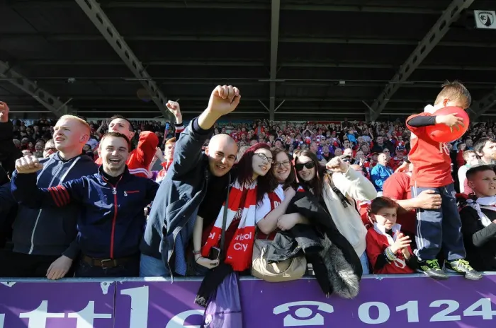 Framed Print : Bristol City's Euphoric Celebration at Proact Stadium after Securing Promotion to Sky Bet Championship (25.04.2015) Framed Print : Bristol City's Euphoric Celebration at Proact Stadium after Securing Promotion to Sky Bet Championship (25.04.2015)