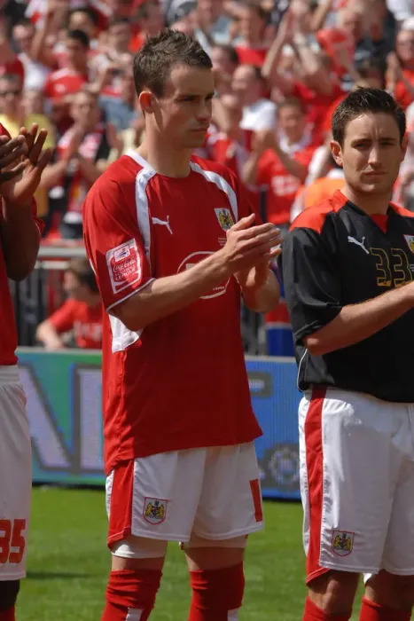 Framed Print : Bristol City's Euphoric Play-Off Final Triumph: Michael McIndoe's Unforgettable Moment Framed Print : Bristol City's Euphoric Play-Off Final Triumph: Michael McIndoe's Unforgettable Moment