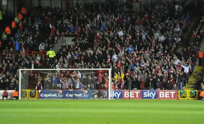 Framed Print : Bristol City's Euphoric Victory Over Swindon Town, April 2015