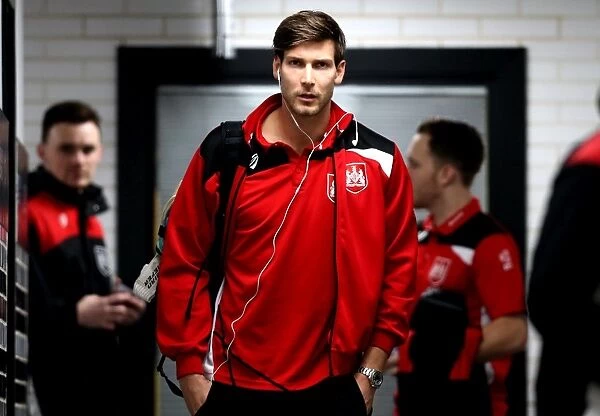 Bristol City's Fabian Giefer Arrives at iPro Stadium Ahead of Derby County Clash (Derby County v Bristol City, Sky Bet Championship)
