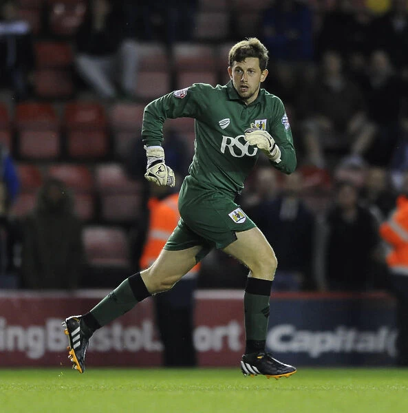 Bristol City's Frank Fielding in Action: Bristol City vs Oxford United, Capital One Cup First Round, Ashton Gate