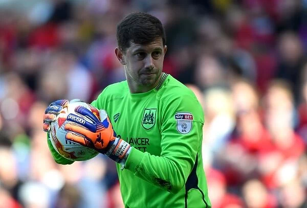 Bristol City's Frank Fielding in Action Against Barnsley, Sky Bet Championship 2017