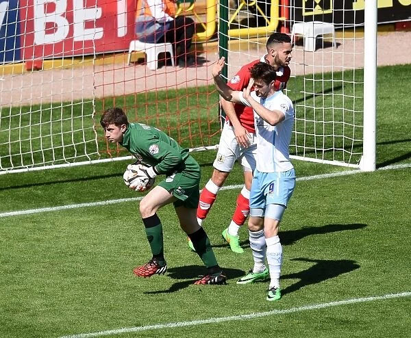 Bristol City's Frank Fielding Saves the Day: Celebrating a Crucial Save Against Coventry City, 2015