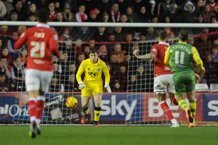 Framed Print : Bristol City's Frank Fielding Saves the Day: Highlights from the Thrilling Bristol City vs. Notts County Football Match, January 2015 Framed Print : Bristol City's Frank Fielding Saves the Day: Highlights from the Thrilling Bristol City vs. Notts County Football Match, January 2015