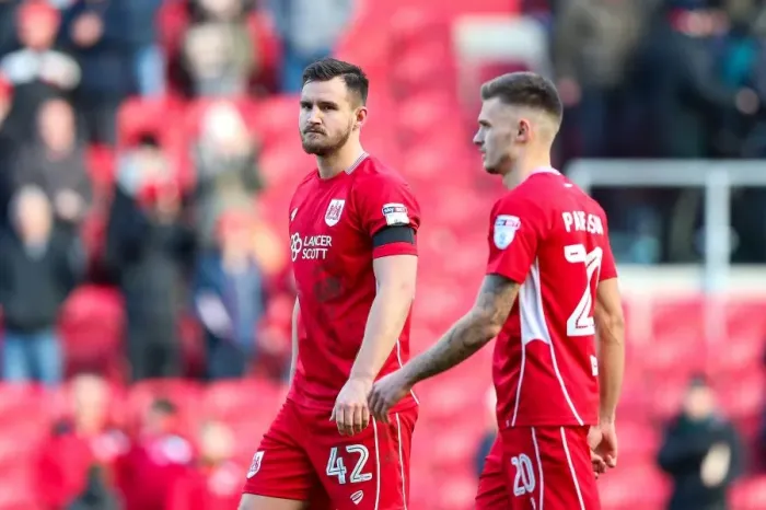 Framed Print : Bristol City's Frustration: 2-3 Loss to Cardiff City (Ashton Gate Stadium, 14 / 01 / 2017)