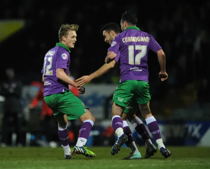 Framed Print : Bristol City's George Saville and Derrick Williams Celebrate Goal vs. Yeovil Town, 2015 Framed Print : Bristol City's George Saville and Derrick Williams Celebrate Goal vs. Yeovil Town, 2015