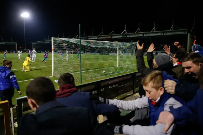 Framed Print : Bristol City's George Saville Scores Third Goal in Yeovil Town Victory