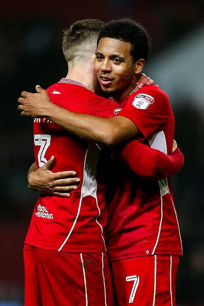 Bristol City's Glorious 4-0 Victory: Korey Smith and Joe Bryan Celebrate at Ashton Gate