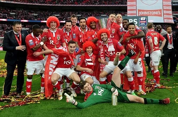 Bristol City's Glory: Celebrating Johnstone's Paint Trophy Victory over Walsall at Wembley, 2015