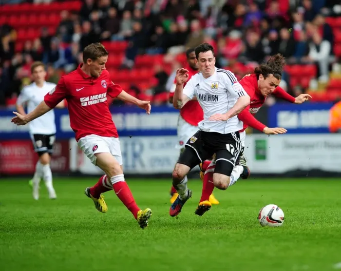 Framed Print : Bristol City's Gregg Cunningham Fouls by Lawrie Wilson in Npower Championship Clash (2013)