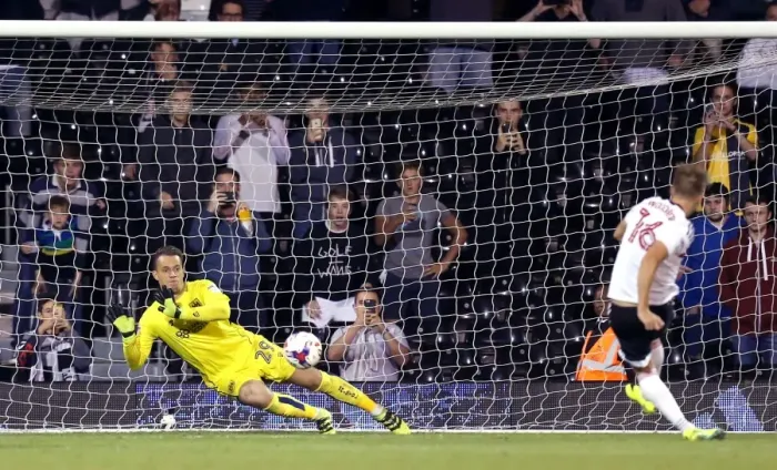 Framed Print : Bristol City's Ivan Lucic Saves Cauley Woodrow's Penalty at Fulham's Craven Cottage (EFL Cup 2016) Framed Print : Bristol City's Ivan Lucic Saves Cauley Woodrow's Penalty at Fulham's Craven Cottage (EFL Cup 2016)
