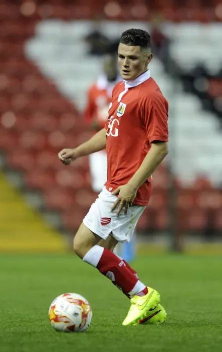 Framed Print : Bristol City's Jamie Horgan in Action during U21s Match against Crystal Palace