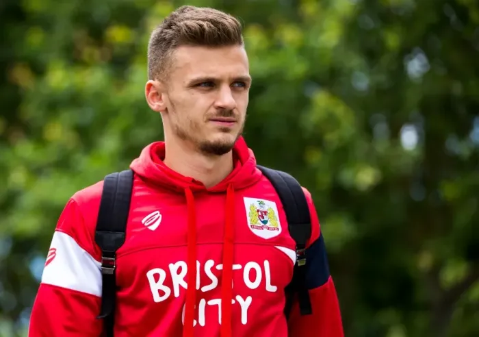 Framed Print : Bristol City's Jamie Paterson in Pre-season Action Against Guernsey FC, 2017 Framed Print : Bristol City's Jamie Paterson in Pre-season Action Against Guernsey FC, 2017