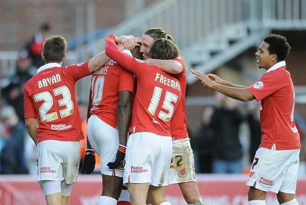 Bristol City's Jay Emmanuel-Thomas: Thrilling Goal Celebration vs Fleetwood Town, Sky Bet League One