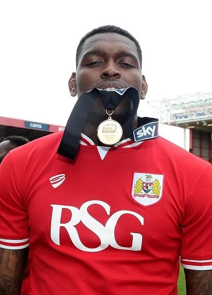 Bristol City's Jay Emmanuel-Thomas in Action Against Walsall, Sky Bet League One, May 2015