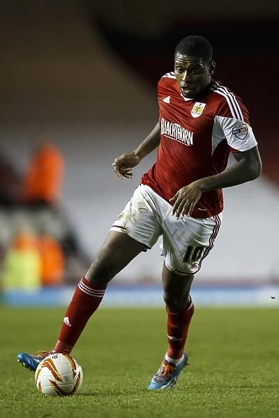 Bristol City's Jay Emmanuel-Thomas in Action during Sky Bet League One Match vs Port Vale, 2014