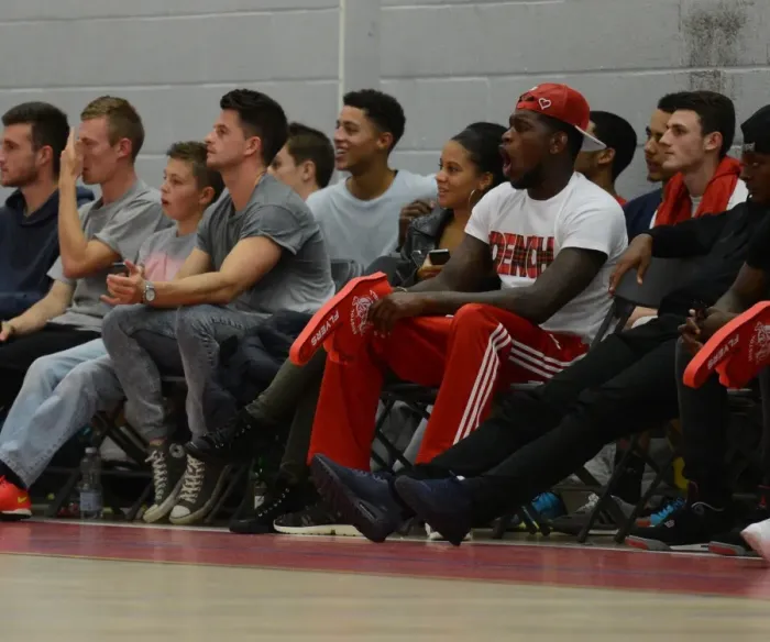 Framed Print : Bristol City's Jay Emmanuel-Thomas Observes Flyers vs. USA Select Team Clash, September 11, 2014 Framed Print : Bristol City's Jay Emmanuel-Thomas Observes Flyers vs. USA Select Team Clash, September 11, 2014