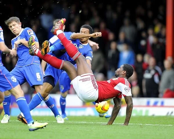 Bristol City's Jay Emmanuel-Thomas Scores Spectacular Overhead Kick Against Oldham Athletic