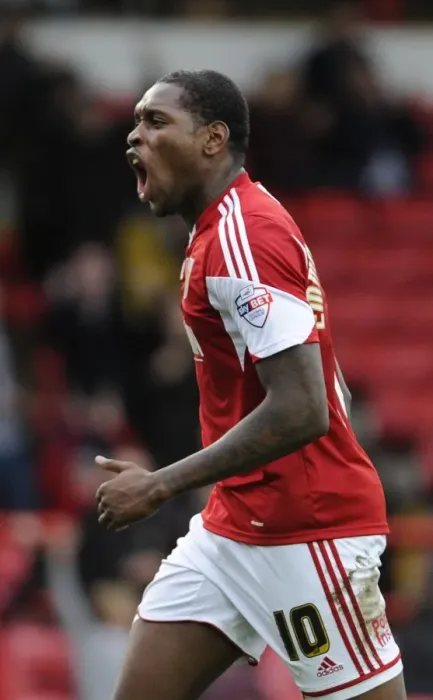 Framed Print : Bristol City's Jay Emmanuel-Thomas Scores Dramatic FA Cup Goal vs. Dagenham and Redbridge Framed Print : Bristol City's Jay Emmanuel-Thomas Scores Dramatic FA Cup Goal vs. Dagenham and Redbridge