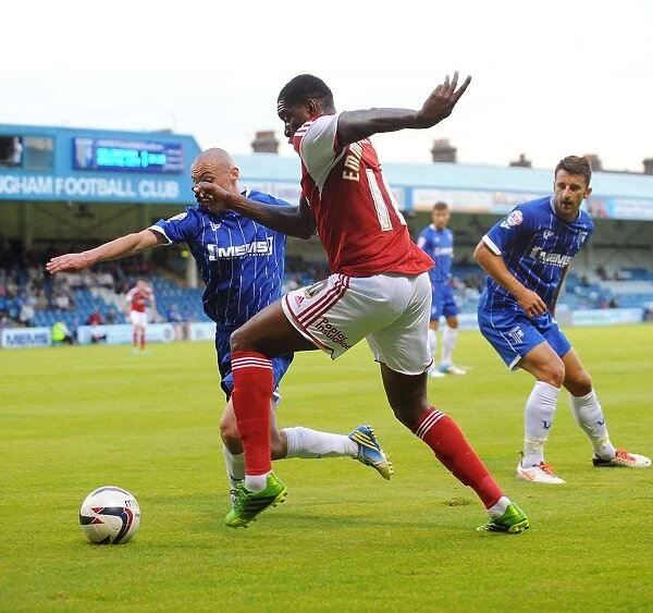 Bristol City's Jay Emmanuel-Thomas Scores Opening Goal Against Gillingham in Capital One Cup