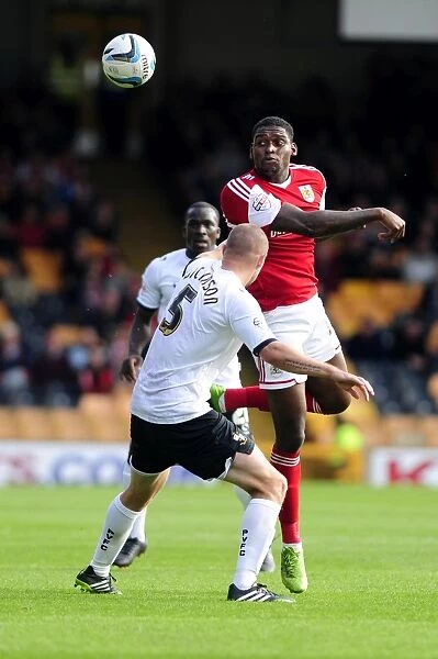 Bristol City's Jay Emmanuel-Thomas Scores at Port Vale's Vale Park, Sky Bet League 1 Football Match