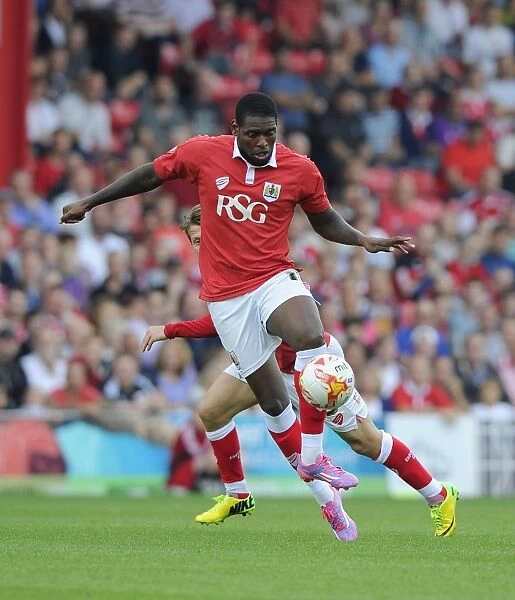 Bristol City's Jay Emmanuel-Thomas Shines in Sky Bet League One Clash Against Scunthorpe United, September 6, 2014 - Football Action Image