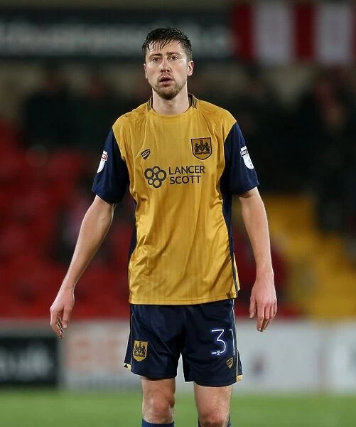 Bristol City's Jens Hegeler in Action against Fleetwood Town in FA Cup Replay