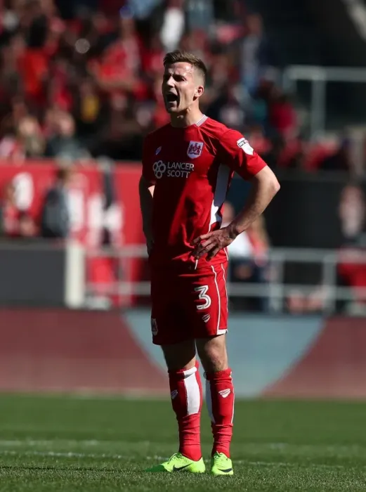 Framed Print : Bristol City's Joe Bryan in Action Against Barnsley, Sky Bet Championship 2017 Framed Print : Bristol City's Joe Bryan in Action Against Barnsley, Sky Bet Championship 2017