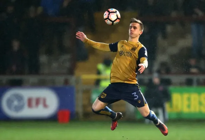 Framed Print : Bristol City's Joe Bryan in Action at Fleetwood Town's Highbury Stadium during FA Cup Third Round Replay Framed Print : Bristol City's Joe Bryan in Action at Fleetwood Town's Highbury Stadium during FA Cup Third Round Replay