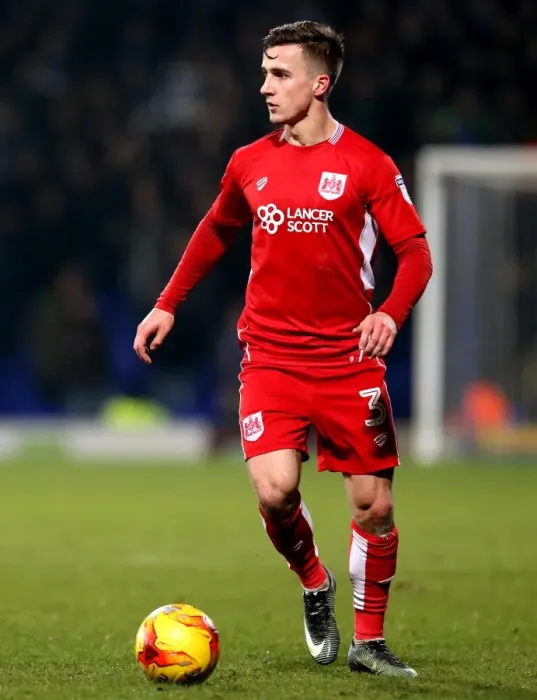 Framed Print : Bristol City's Joe Bryan in Action against Ipswich Town, Portman Road, December 30, 2016
