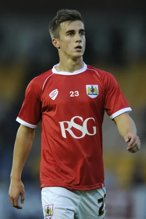 Framed Print : Bristol City's Joe Bryan in Action at Port Vale's Vale Park, September 16, 2014