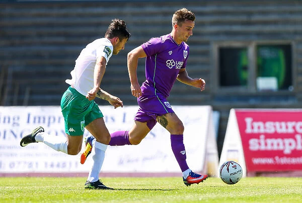 Bristol City's Joe Bryan in Action during Pre-season Friendly against Guernsey FC, 2017