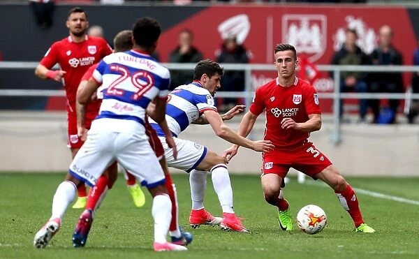 Bristol City's Joe Bryan in Action Against Queens Park Rangers, Sky Bet Championship, 2017