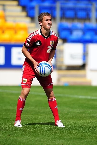 Bristol City's Joe Bryan in Action Against St Johnstone at McDiarmid Park, 2012