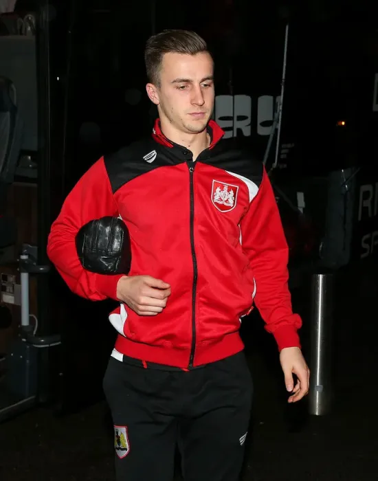 Framed Print : Bristol City's Joe Bryan Arrives at Highbury Stadium Ahead of Fleetwood Town Clash (FA Cup Replay) Framed Print : Bristol City's Joe Bryan Arrives at Highbury Stadium Ahead of Fleetwood Town Clash (FA Cup Replay)