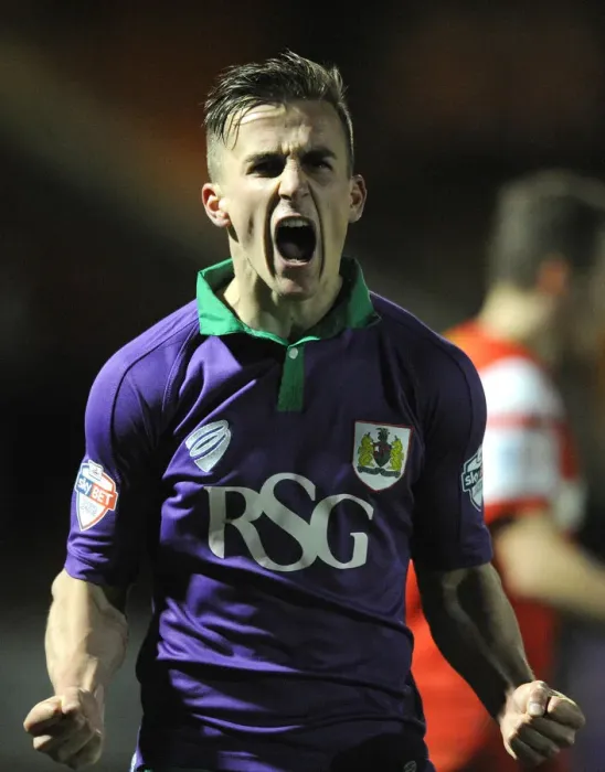Framed Print : Bristol City's Joe Bryan Assists Aaron Wilbraham's Goal vs. Leyton Orient - Sky Bet League One, 2015 Framed Print : Bristol City's Joe Bryan Assists Aaron Wilbraham's Goal vs. Leyton Orient - Sky Bet League One, 2015