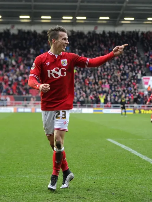 Framed Print : Bristol City's Joe Bryan Celebrates Game-Winning Goal Against Bolton Wanderers, 2016 Framed Print : Bristol City's Joe Bryan Celebrates Game-Winning Goal Against Bolton Wanderers, 2016