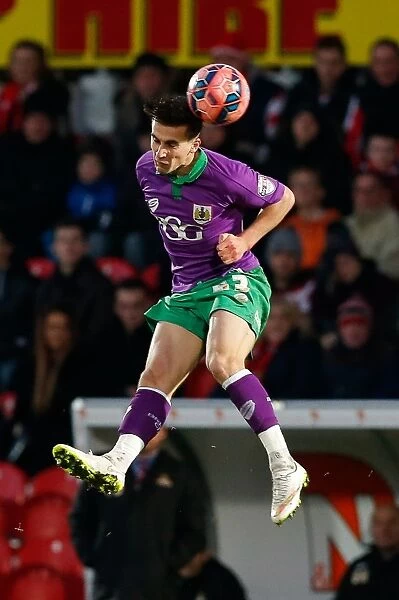Bristol City's Joe Bryan Heads the Ball in FA Cup Third Round Proper Match Against Doncaster Rovers