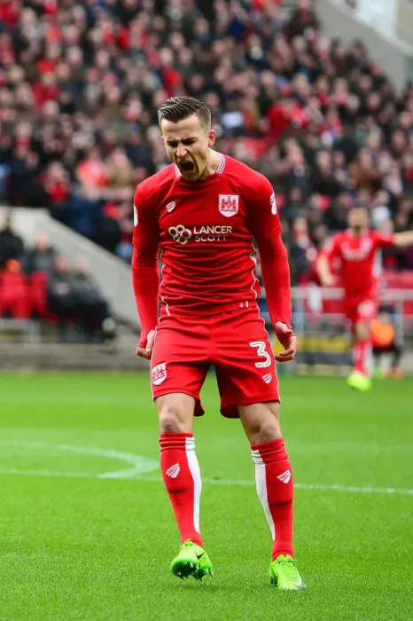 Framed Print : Bristol City's Joe Bryan Reacts to Wide Shot in Sky Bet Championship Match against Burton Albion Framed Print : Bristol City's Joe Bryan Reacts to Wide Shot in Sky Bet Championship Match against Burton Albion