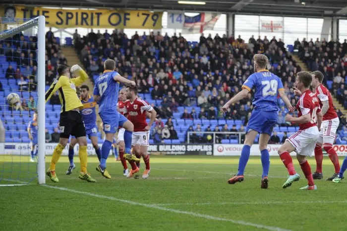 Framed Print : Bristol City's Joe Bryan Scores the Game-Winning Goal Against Shrewsbury Town, Sky Bet League One (March 8, 2014) Framed Print : Bristol City's Joe Bryan Scores the Game-Winning Goal Against Shrewsbury Town, Sky Bet League One (March 8, 2014)
