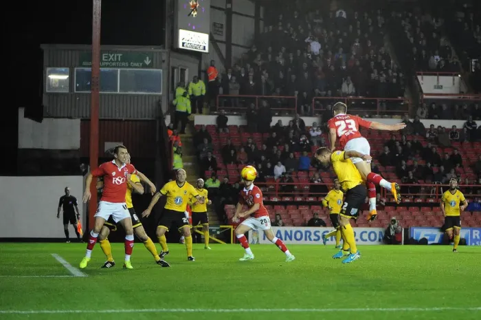 Framed Print : Bristol City's Joe Bryan Scores in Johnstone's Paint Trophy: Bristol City vs AFC Wimbledon (November 11, 2014) Framed Print : Bristol City's Joe Bryan Scores in Johnstone's Paint Trophy: Bristol City vs AFC Wimbledon (November 11, 2014)